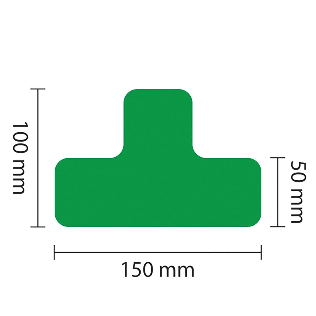 PROline Warehouse & Pallet Zone Markers - Self-Adhesive Stickers - Green