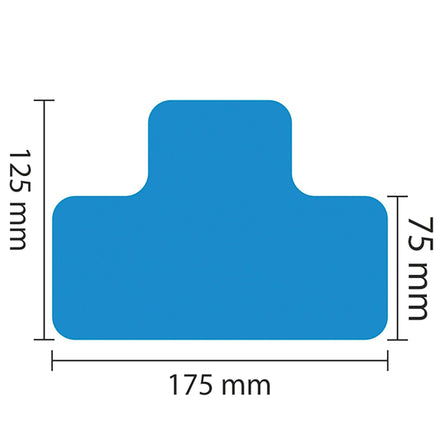PROline Warehouse & Pallet Zone Markers - Self-Adhesive Stickers - Blue