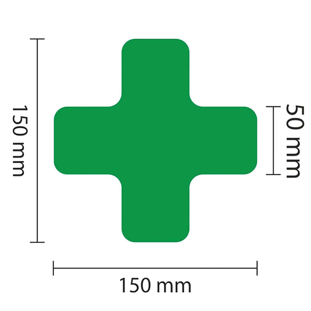 PROline Warehouse & Pallet Zone Markers - Self-Adhesive Stickers - Green