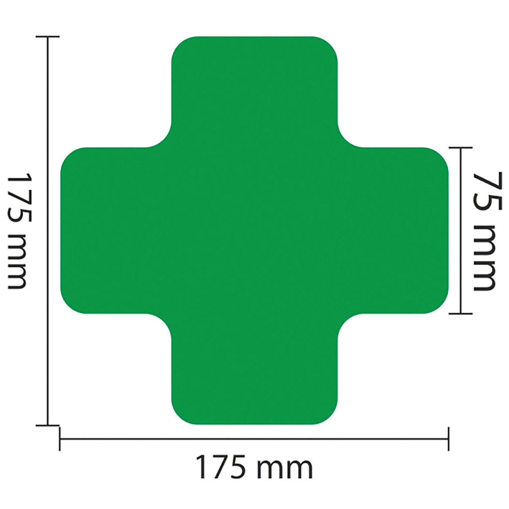 PROline Warehouse & Pallet Zone Markers - Self-Adhesive Stickers - Green