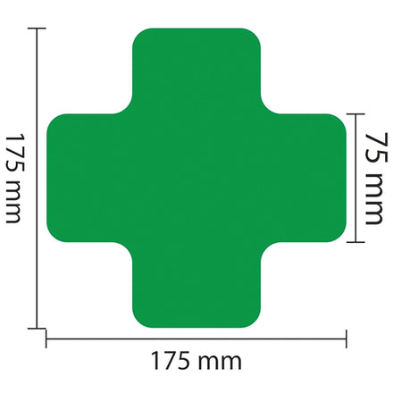 PROline Warehouse & Pallet Zone Markers - Self-Adhesive Stickers - Green