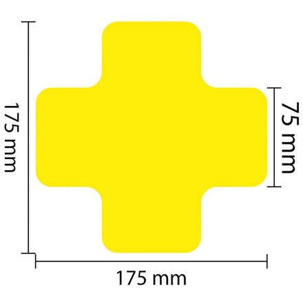 PROline Warehouse & Pallet Zone Markers - Self-Adhesive Stickers - Yellow