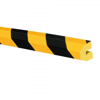 Pu Foam Profile Protection Strips Trapeze 40x36x8 Self Adhesive Yellow Black