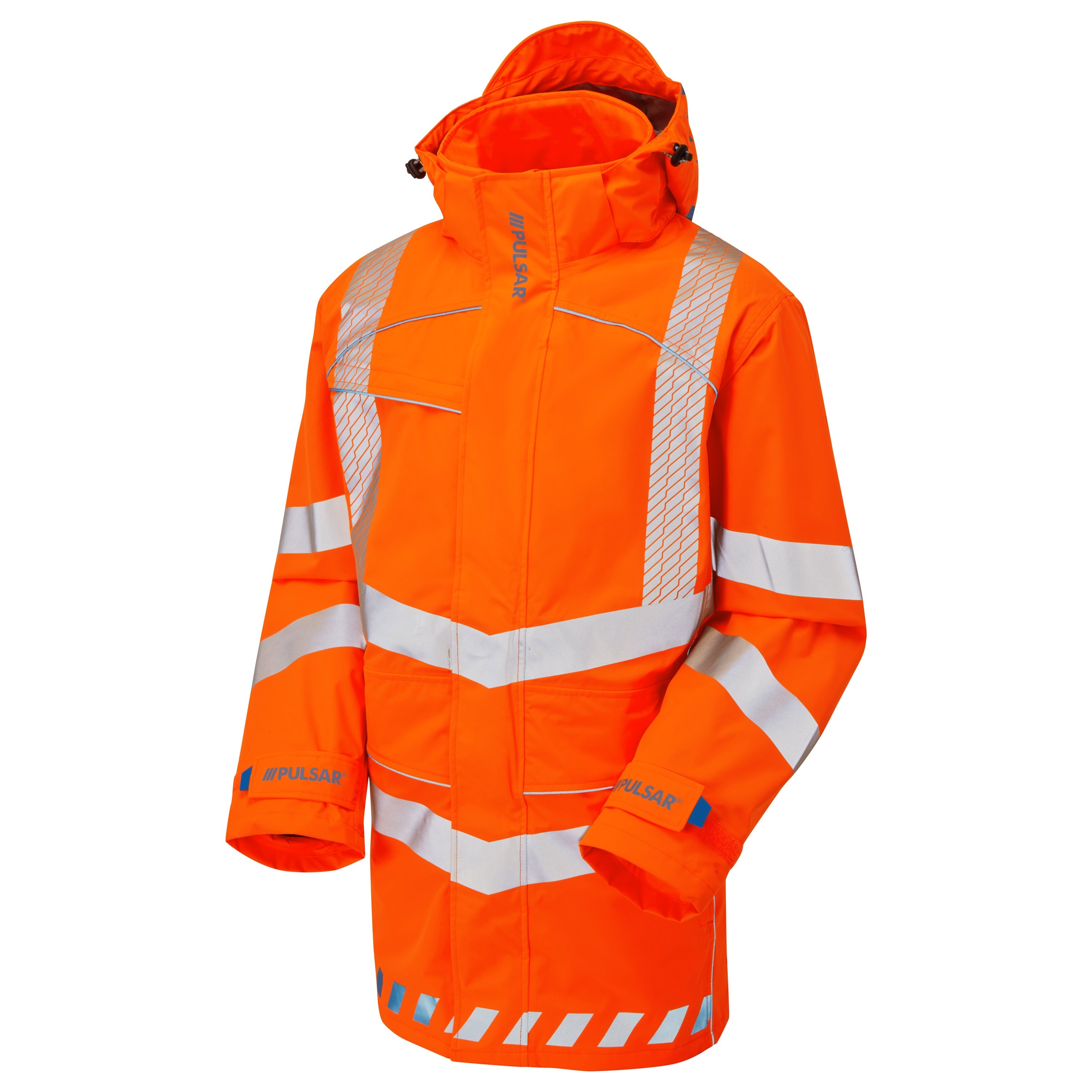 Pulsar Evolution Rail Spec Waterproof 3 Layer Storm Coat Orange EVO250 ...