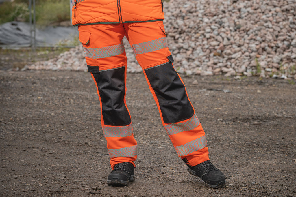 Pulsar Life Ladies Rail Spec Hi Vis Orange Combat Trousers LFE972
