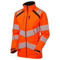 Pulsar Life Mens Rail Spec Hi Vis Orange Softshell Jacket LFE916