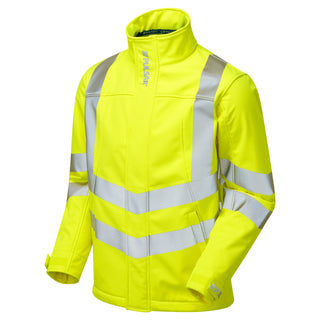 Pulsar Protect Herren-Warnschutz-Softshelljacke P534 – Gelb
