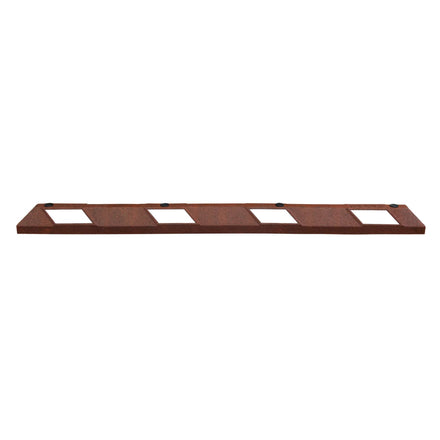 Park-aid 1800mm Rubber Wheel Stop With Fixings