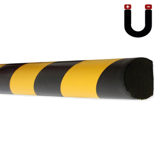 Foam Surface Protection Strips Magnetic 1 Metre Length (Semi-Circular 40/32)