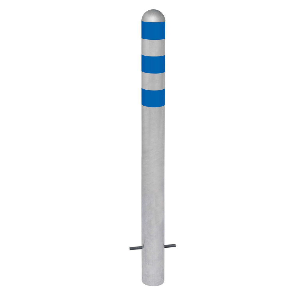 Traffic Line EV Charging Point Protection Bollard | Hot Dip Galvanised Steel