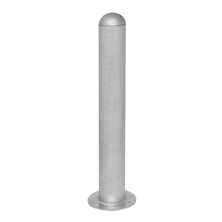 Traffic Line EV Charging Point Protection Bollard | Hot Dip Galvanised Steel (Bolt Down / None)