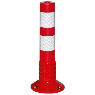 FlexBack Traffic Post Red & White (460mm)