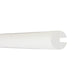 White Foam Profile Protection Strips Friction Fit | 1 Metre