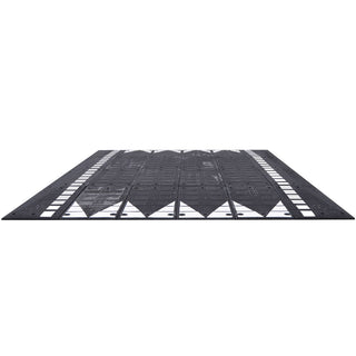 Traffic-Line Gamma modulare Plateauschwelle 30 km/h L 4000 x B 2700 x H 80 mm – Schwarz/Weiß