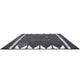 Traffic - Line Gamma 20mph Modular Speed Table L4000(mm) x W2700(mm) x H80(mm) - Black/White