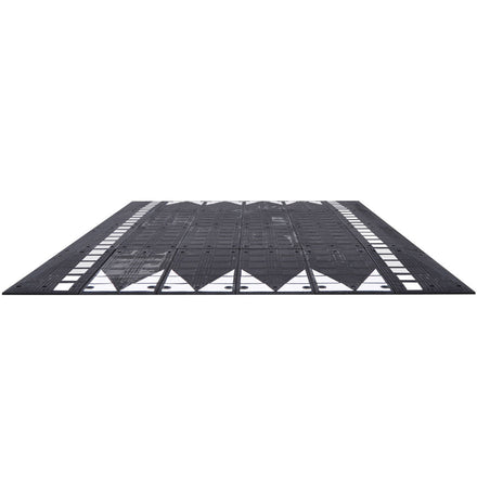 Traffic - Line Gamma 20mph Modular Speed Table L4000(mm) x W2700(mm) x H80(mm) - Black/White