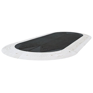 Traffic - Line Gamma 20-30mph Oval Speed Cushion L3800(mm) x W1800(mm) x H70(mm) - Black/White