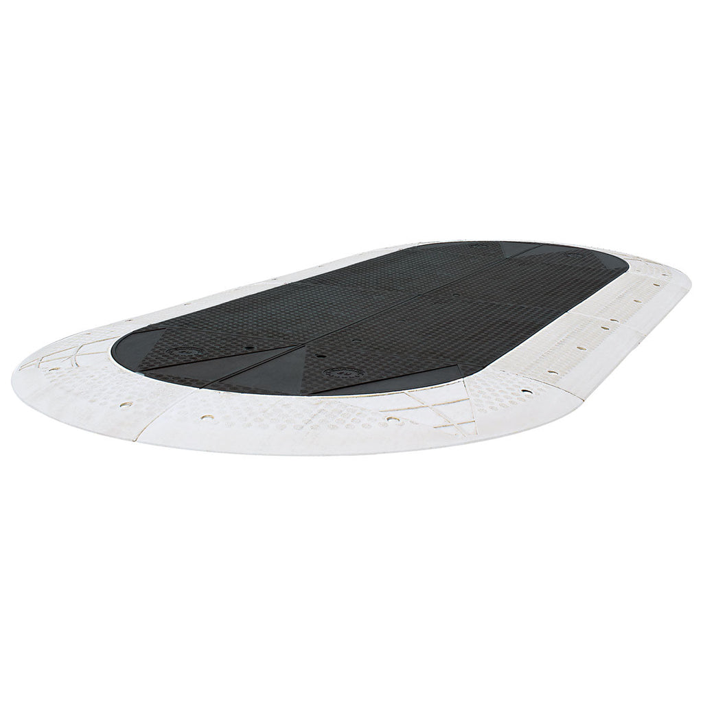 Traffic - Line Gamma 20-30mph Oval Speed Cushion L3800(mm) x W1800(mm) x H70(mm) - Black/White