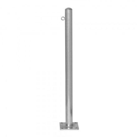Traffic Line Barrier Post Bolt Down 60mm Galv 1 Eyelets