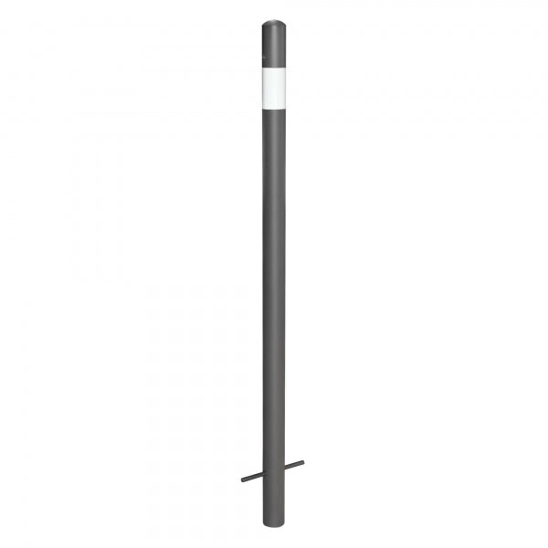 Traffic Line Barrier Post Cast In 60mm Galv_anthracite_wb 0 Eyelets