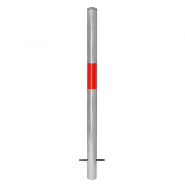 Traffic Line Barrier Post Cast In 60mm Galv