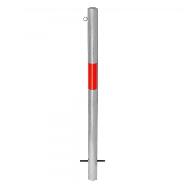 Traffic Line Barrier Post Cast In 60mm Galv