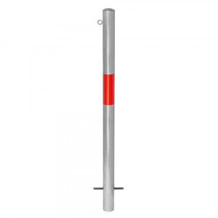 Traffic Line Barrier Post Cast In 60mm Galv