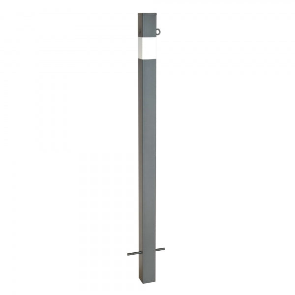 Traffic Line Barrier Post Cast In 70x70 Galv_anthracite_wb 1 Eyelet