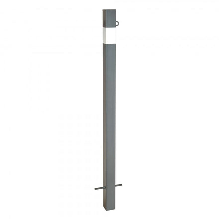 Traffic Line Barrier Post Cast In 70x70 Galv_anthracite_wb 1 Eyelet