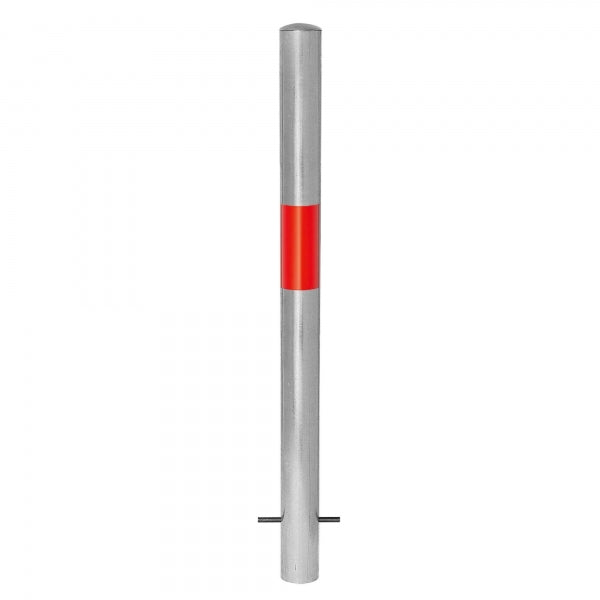 Traffic Line Barrier Post Cast In 76mm Galv