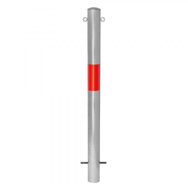 Traffic Line Barrier Post Cast In 76mm Galv