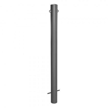Traffic Line Barrier Post Cast In 90mm Galv