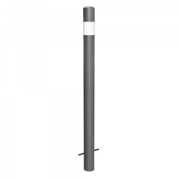 Traffic Line Barrier Post Cast In 90mm Galv_anthracite_wb 0 Eyelets