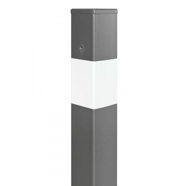 Traffic Line Barrier Post Galv_anthracite_wb Square Top