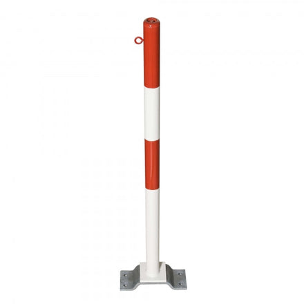 Traffic Line Minder B Bolt Down Red White 1 Eyelets