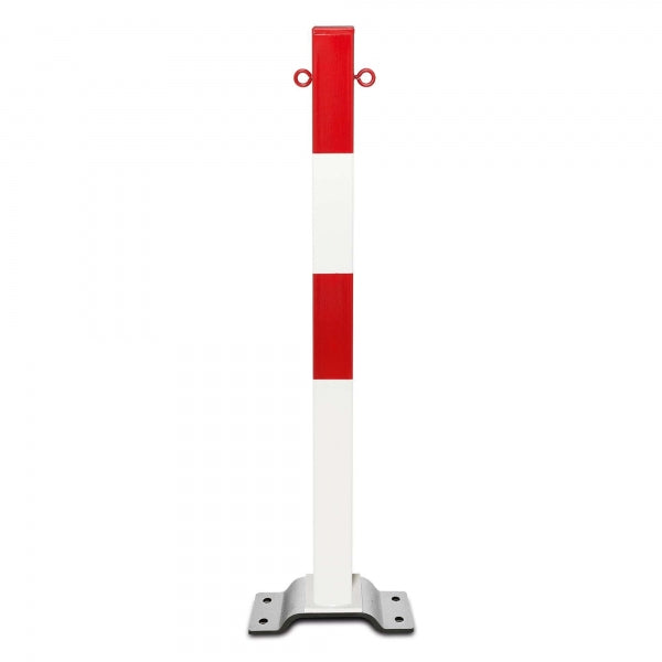 Traffic Line Minder B Bolt Down Red White 2 Eyelets