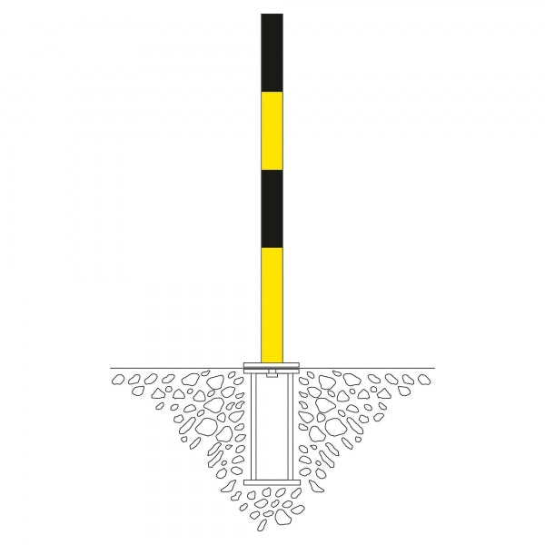 Traffic Line Minder B Cast In Yellow Black Diagram