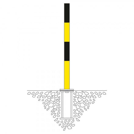 Traffic Line Minder B Cast In Yellow Black Diagram