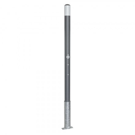 Traffic Line Removable Barrier Post 60mm Galv_anthracite_wb Triagnle Lock