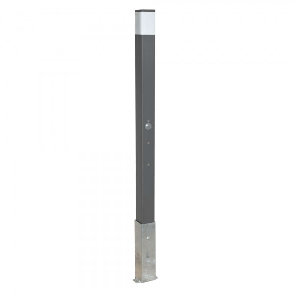 Traffic Line Removable Barrier Post 70x70 Galv_anthracite_wb Triangle Lock