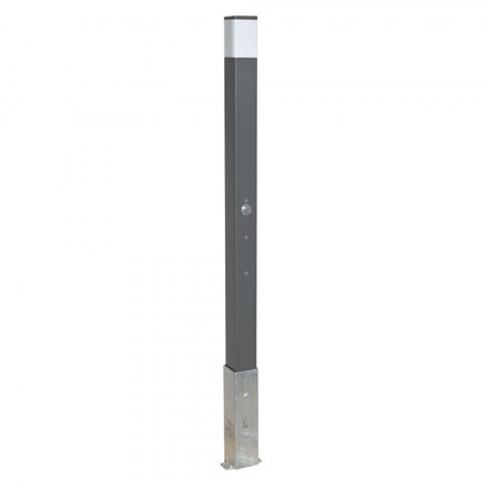 Traffic Line Removable Barrier Post 70x70 Galv_anthracite_wb Triangle Lock