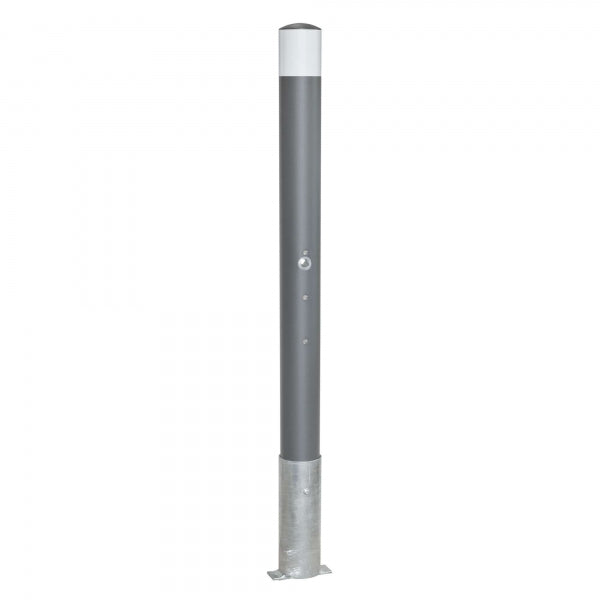 Traffic Line Removable Barrier Post 90mm Galv_anthracite_wb Triangle Lock