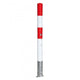 Traffic Line Removable Barrier Post 90mm Galv_red_white Triangle Lock