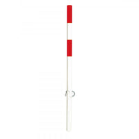 Traffice Line Defender Drop Down Bollard Cast In White Red